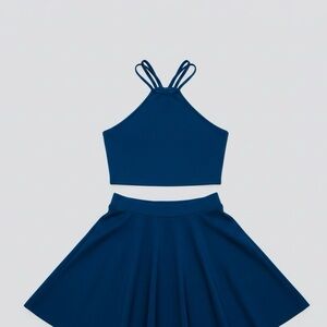 Sally Miller couture two piece dress L 12 💙 ✨